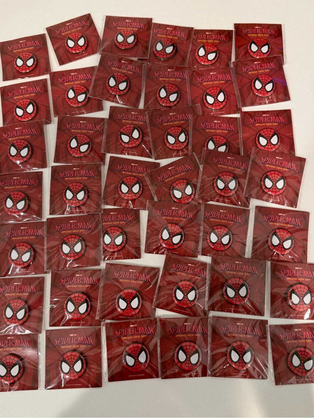 42 Spider-Man brand new Day movie premier buttons